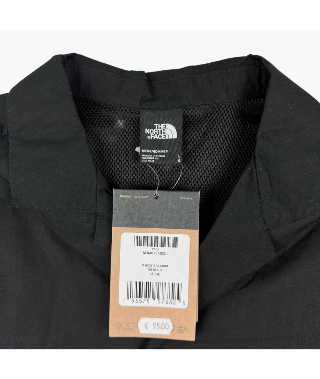 THE NORTH FACE Черная хлопковая кэжуал рубашка, фото 4