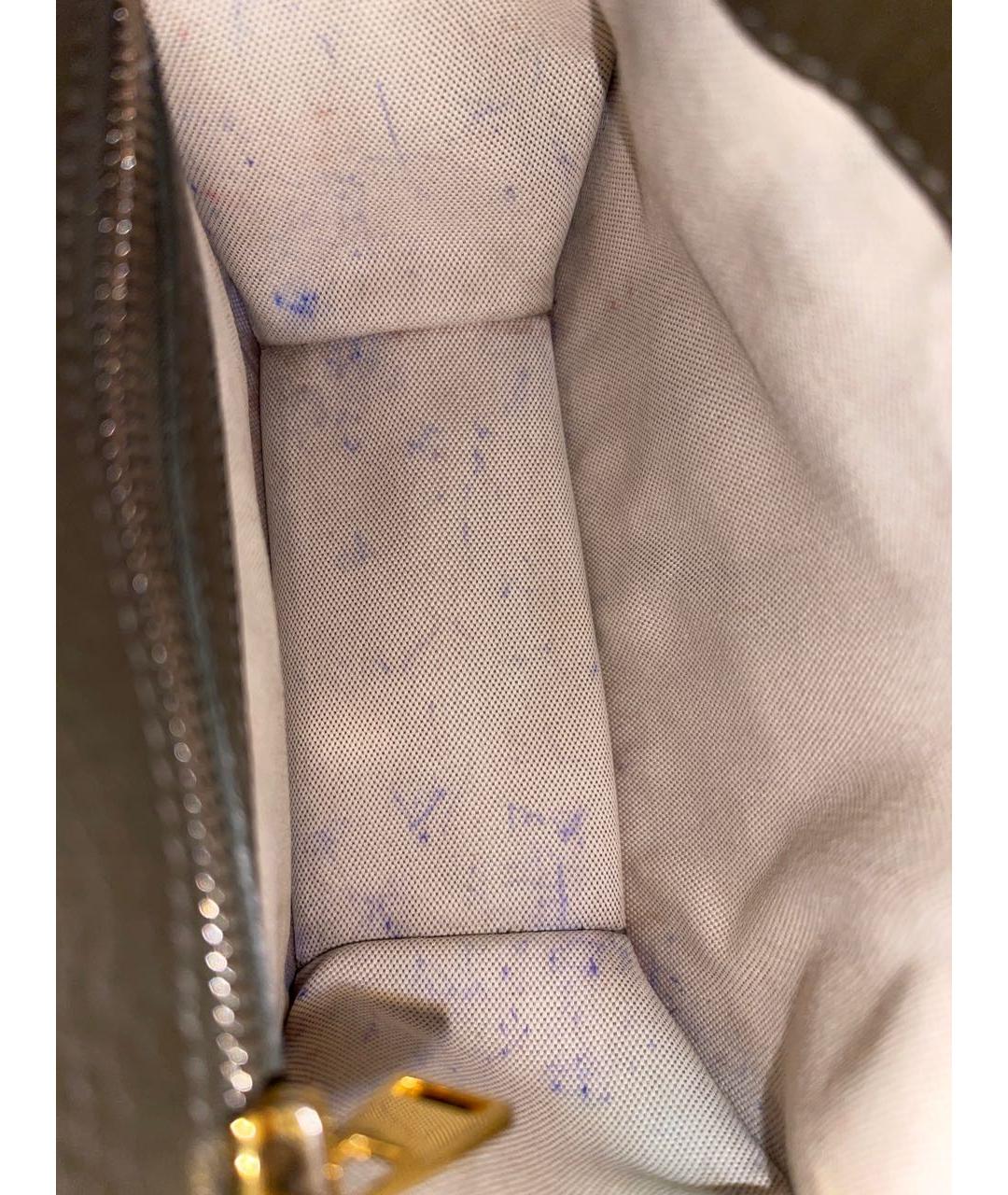 TOM FORD Хаки кожаная сумка через плечо, фото 5