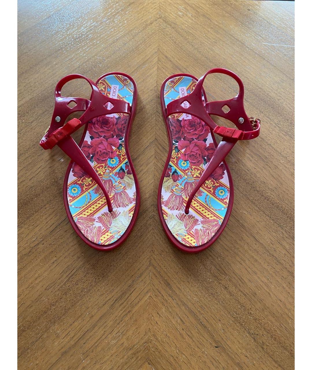 DOLCE&GABBANA Мульти резиновые сандалии и шлепанцы, фото 2