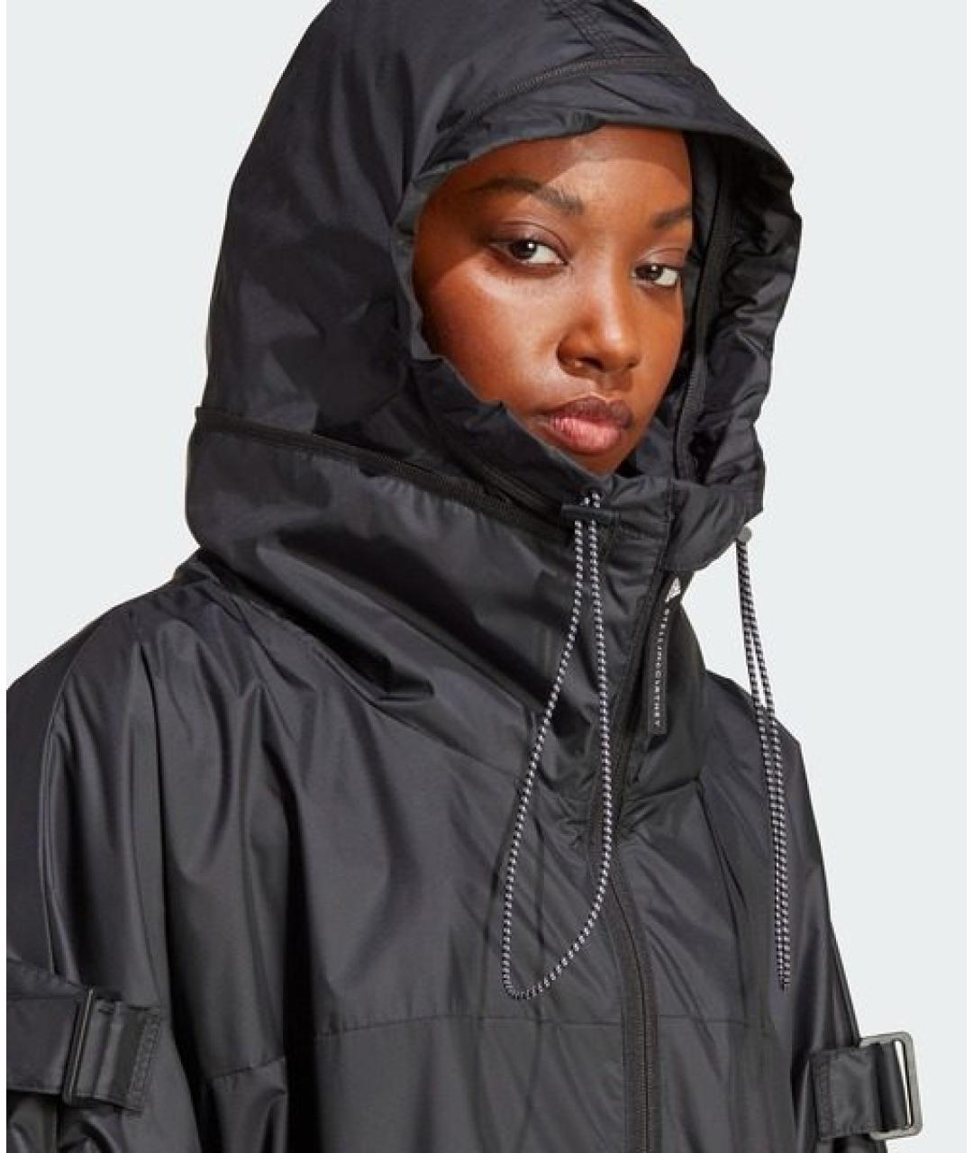 ADIDAS BY STELLA MCCARTNEY Черная парка, фото 4