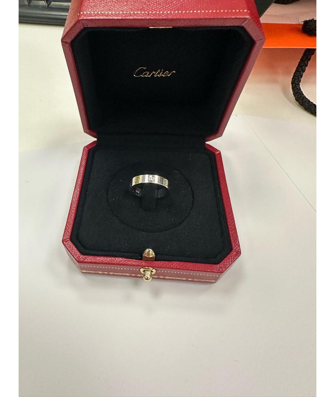 CARTIER Белое кольцо из белого золота, фото 4