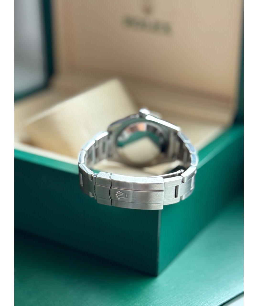 ROLEX Синие стеклянные часы, фото 3