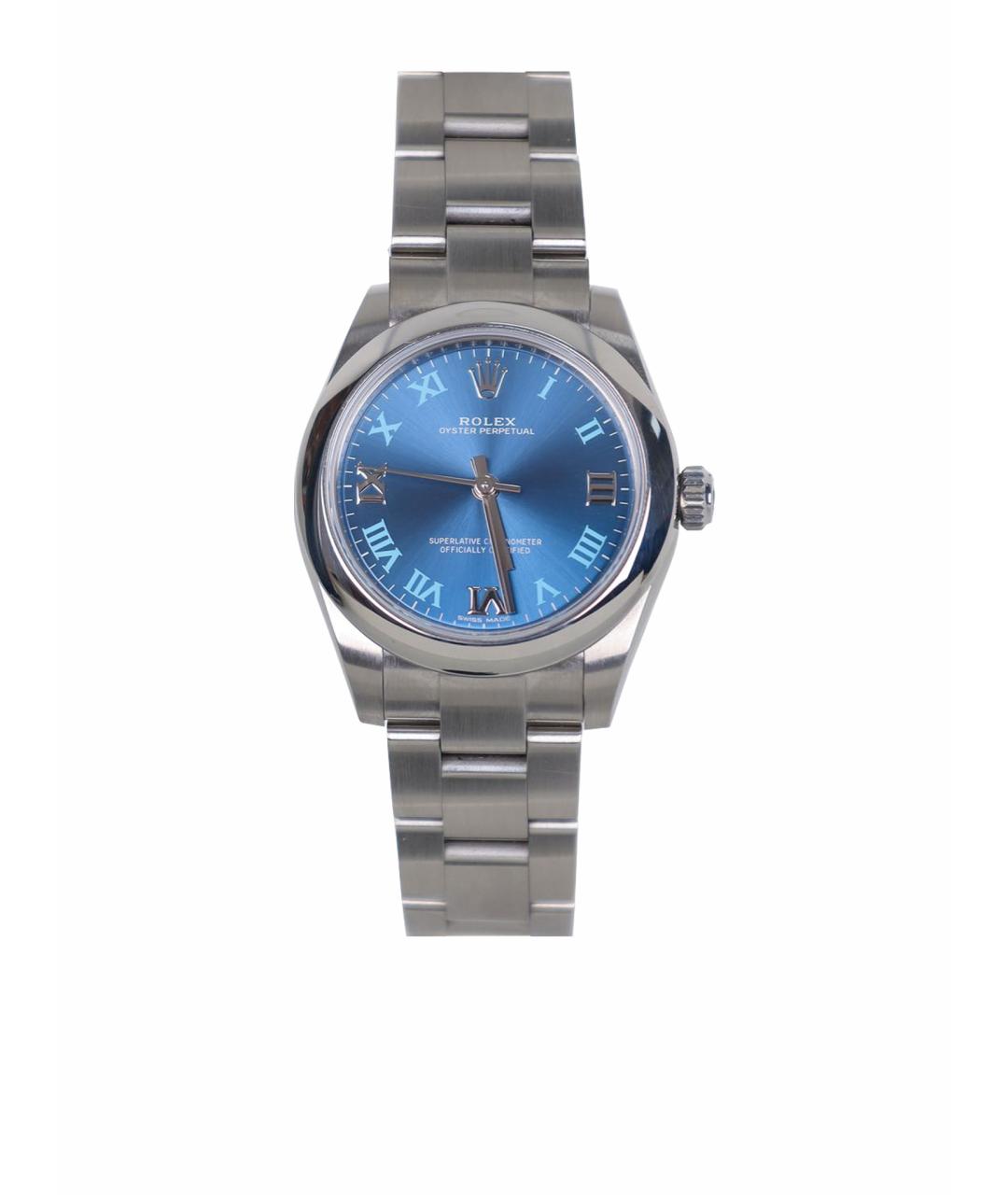 ROLEX Синие стеклянные часы, фото 1