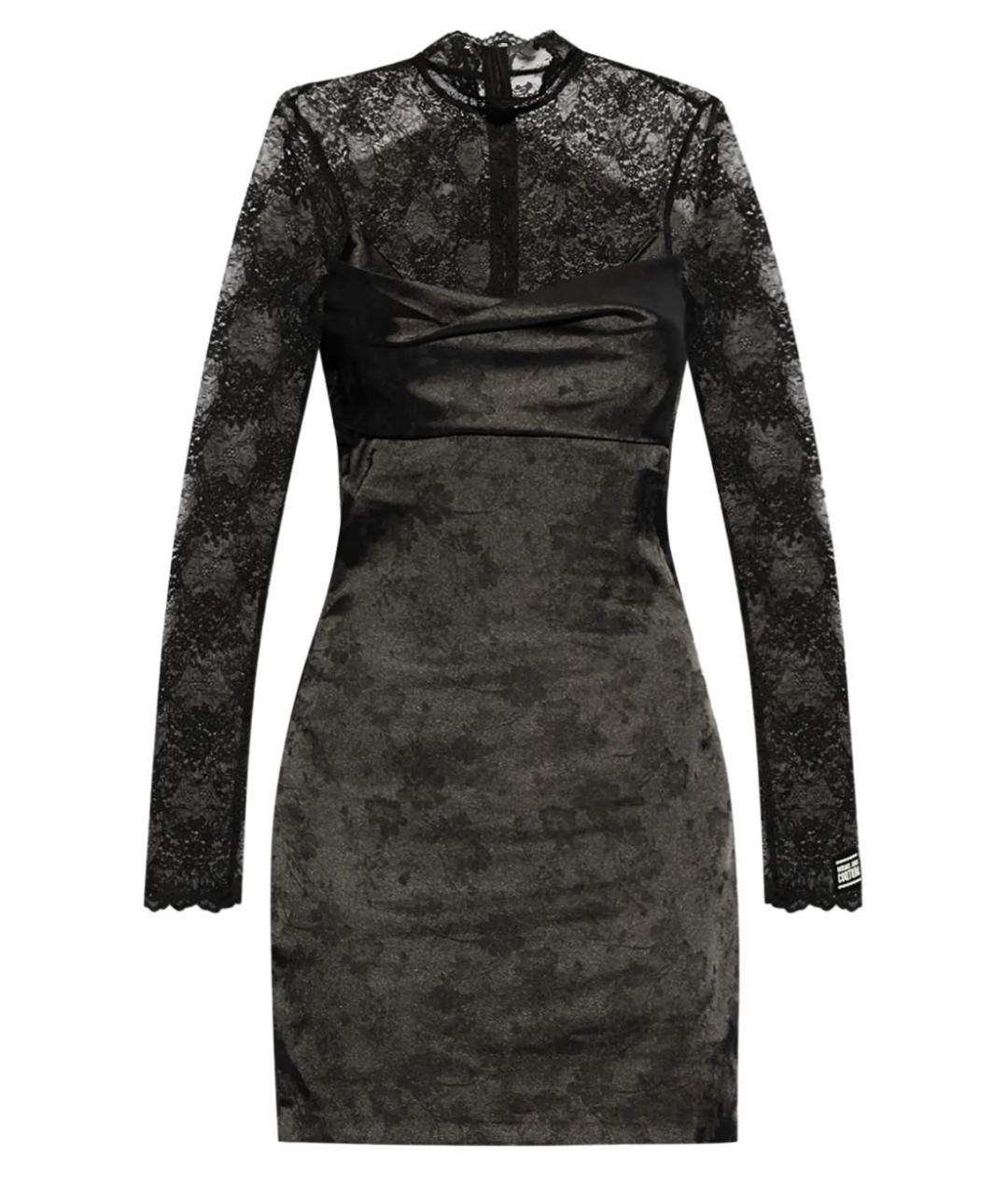 VERSACE JEANS COUTURE Черное вечернее платье, фото 1