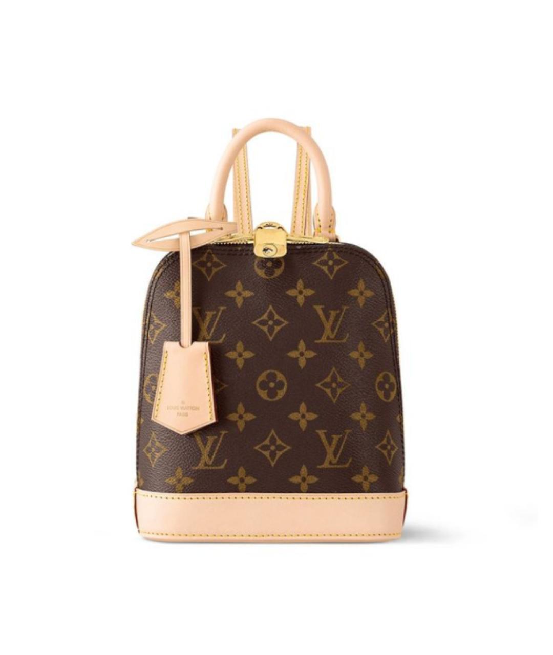 LOUIS VUITTON Коричневый рюкзак, фото 6