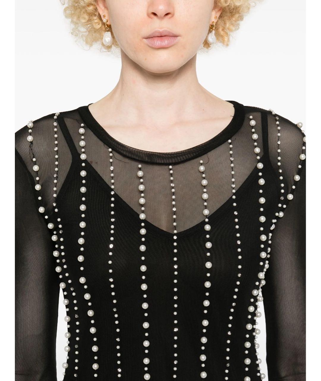 VERSACE JEANS COUTURE Черное коктейльное платье, фото 3