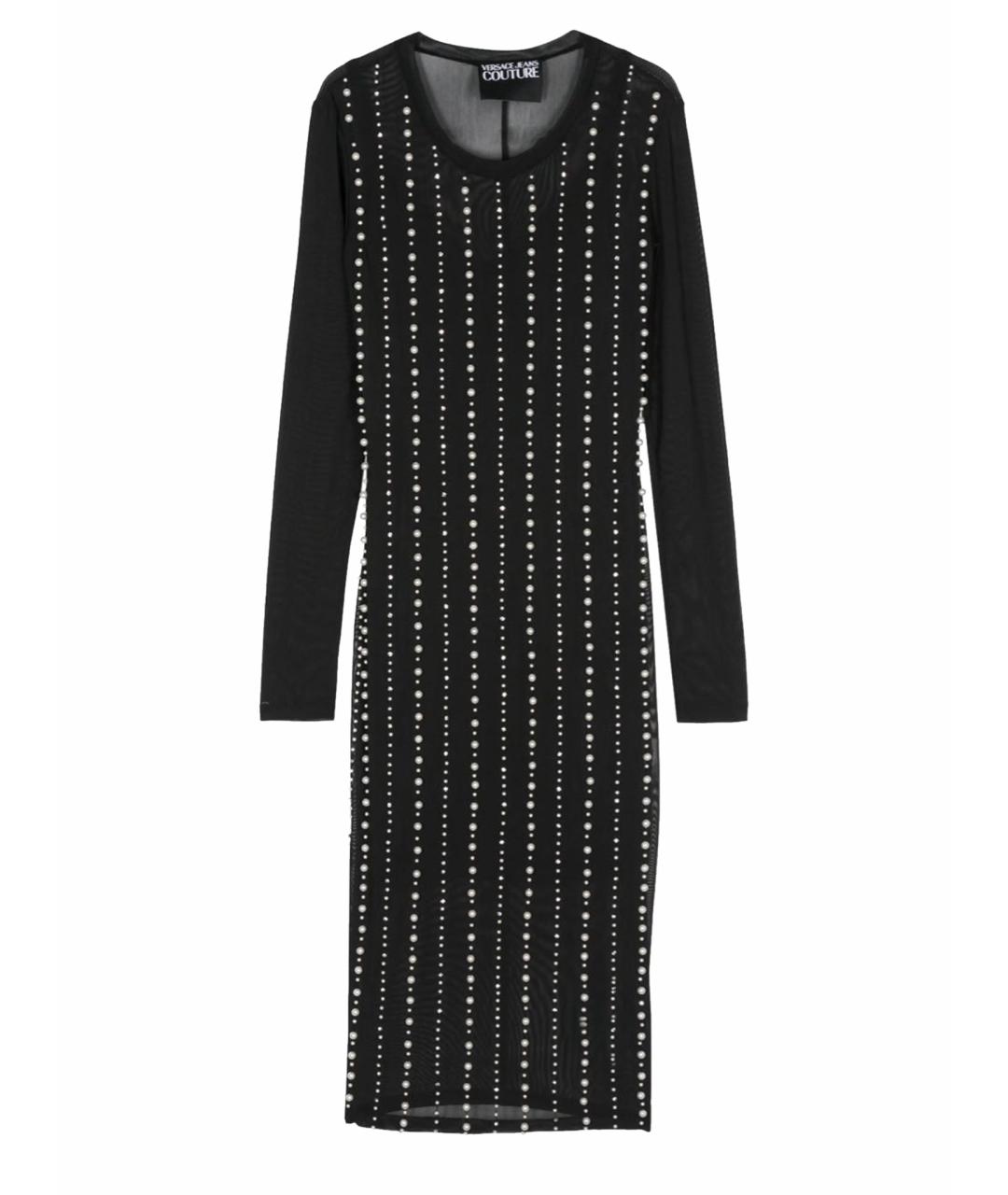 VERSACE JEANS COUTURE Черное коктейльное платье, фото 1