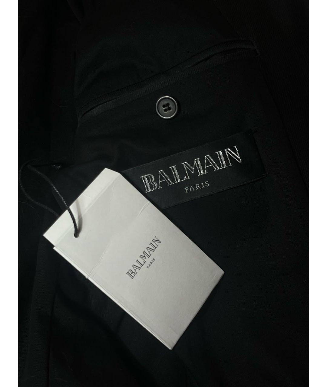BALMAIN Черная хлопковая куртка, фото 7