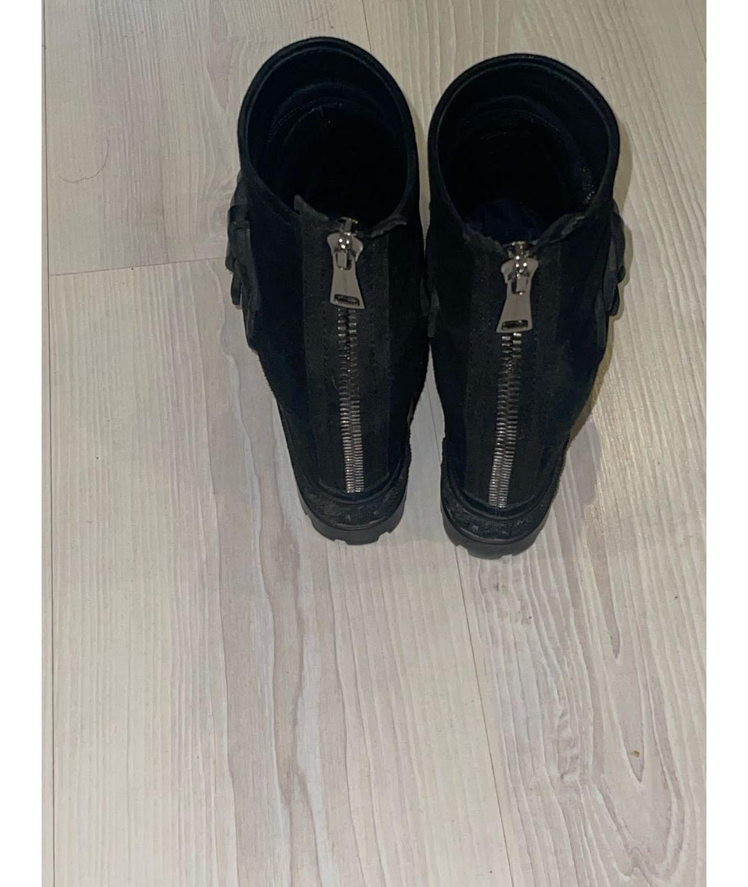 CASADEI Черные кожаные ботильоны, фото 3