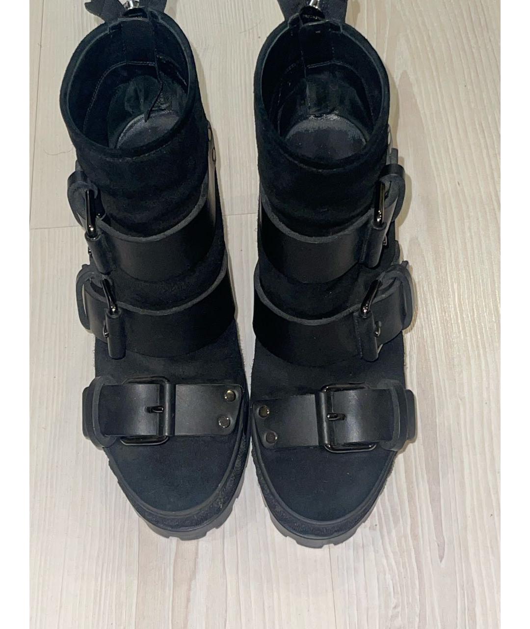 CASADEI Черные кожаные ботильоны, фото 2