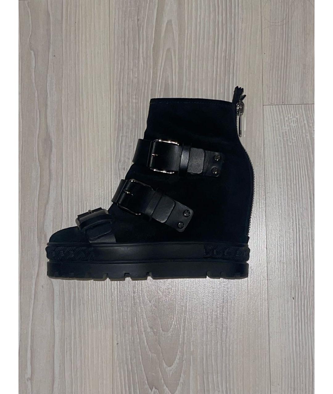 CASADEI Черные кожаные ботильоны, фото 7