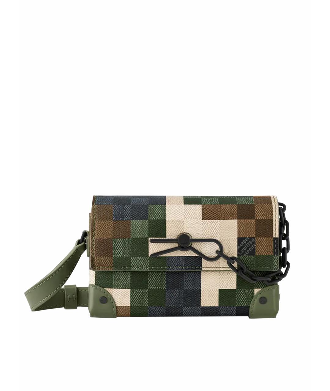 LOUIS VUITTON Зеленая сумка на плечо, фото 6