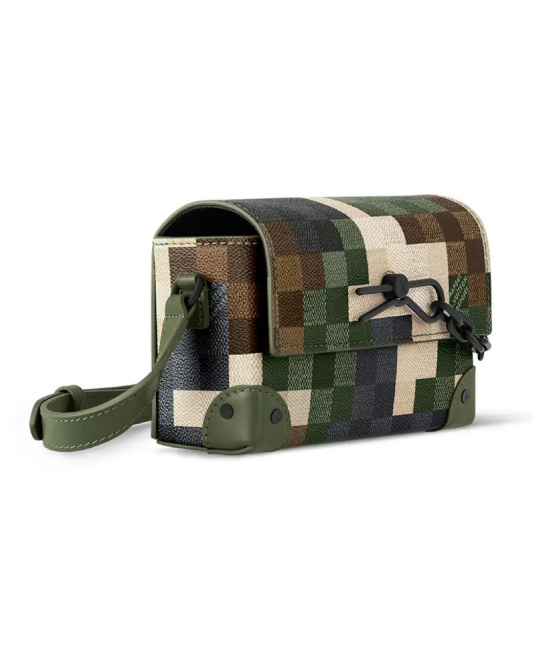 LOUIS VUITTON Зеленая сумка на плечо, фото 3