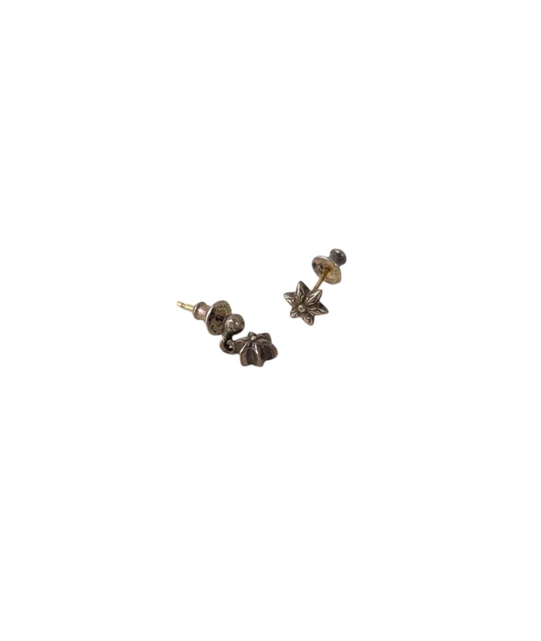 CHROME HEARTS Серебряные серебряные серьги, фото 6