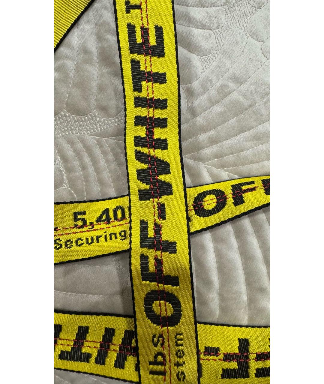 OFF-WHITE Желтый ремень, фото 5