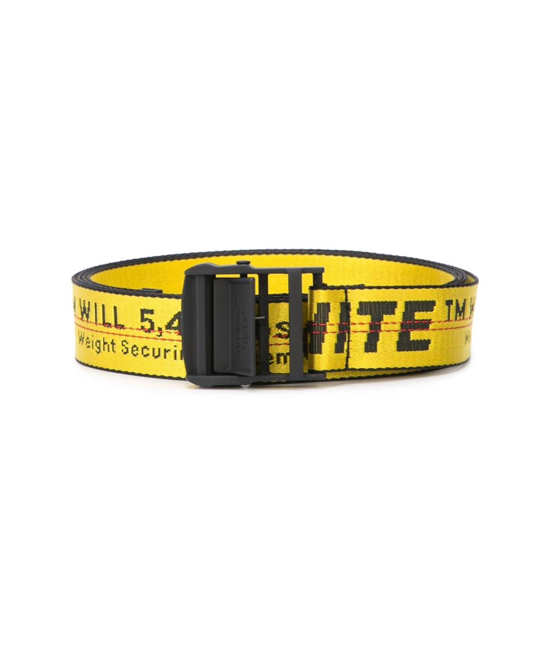 OFF-WHITE Желтый ремень, фото 1