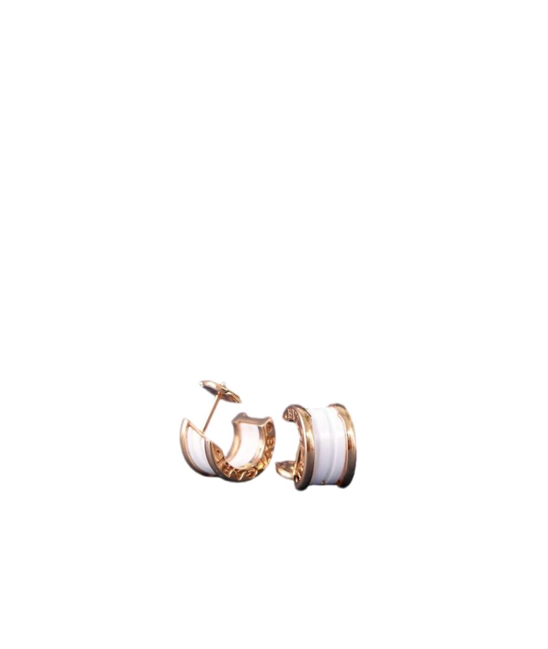 BVLGARI Золотые серьги из розового золота, фото 6
