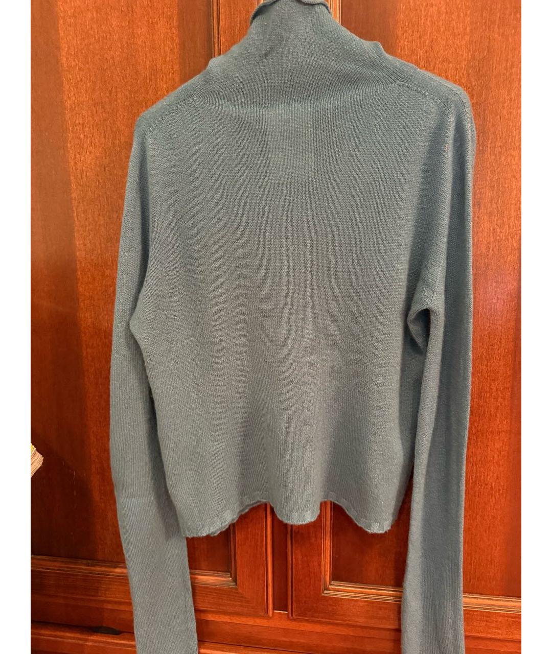 JIL SANDER Голубая кашемировая водолазка, фото 2