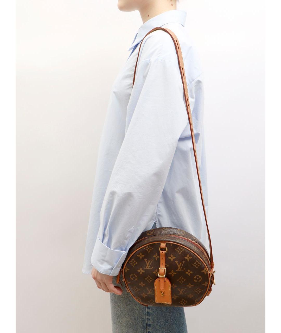 LOUIS VUITTON Коричневая сумка через плечо, фото 5