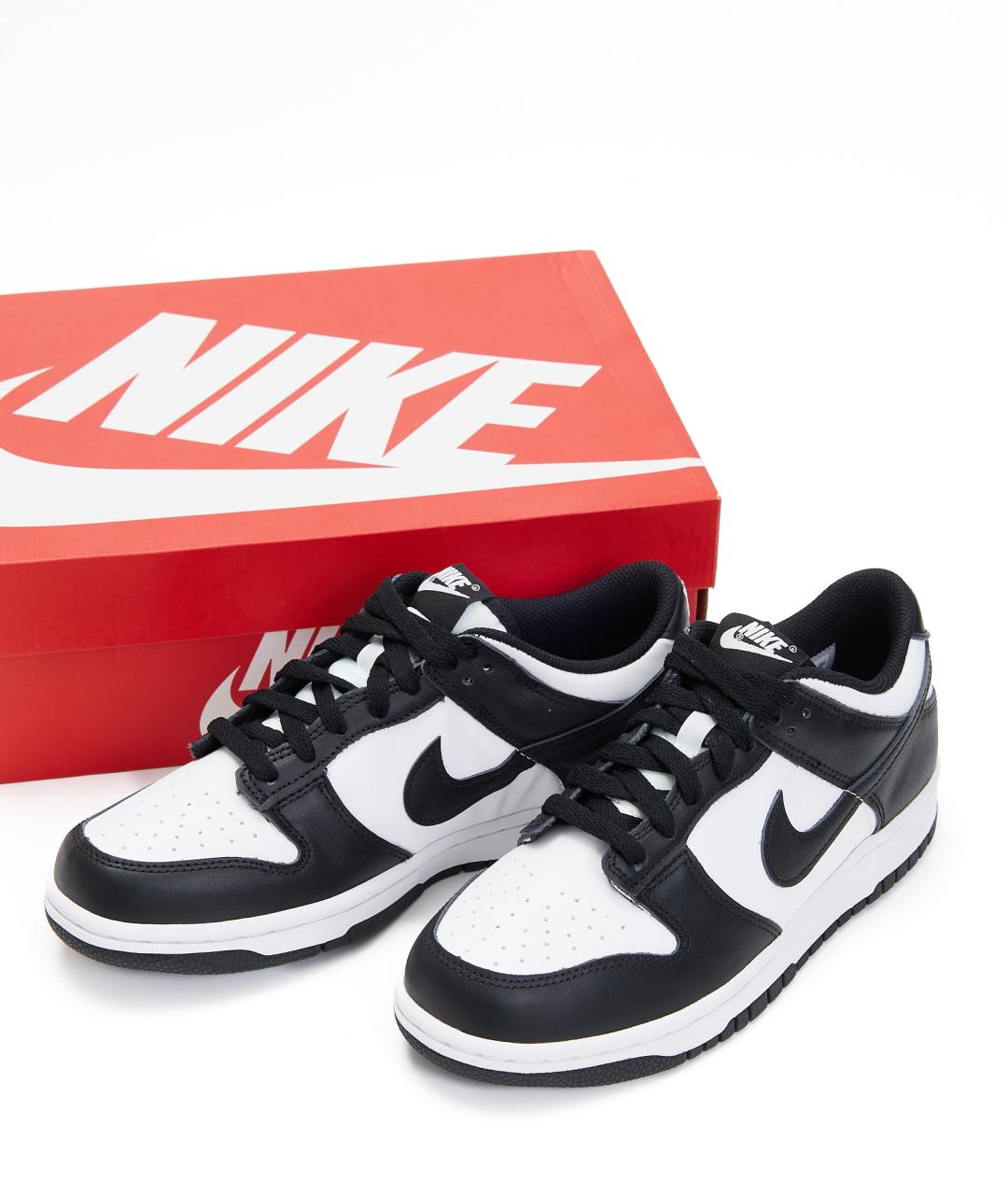 NIKE Черные кожаные кроссовки, фото 6