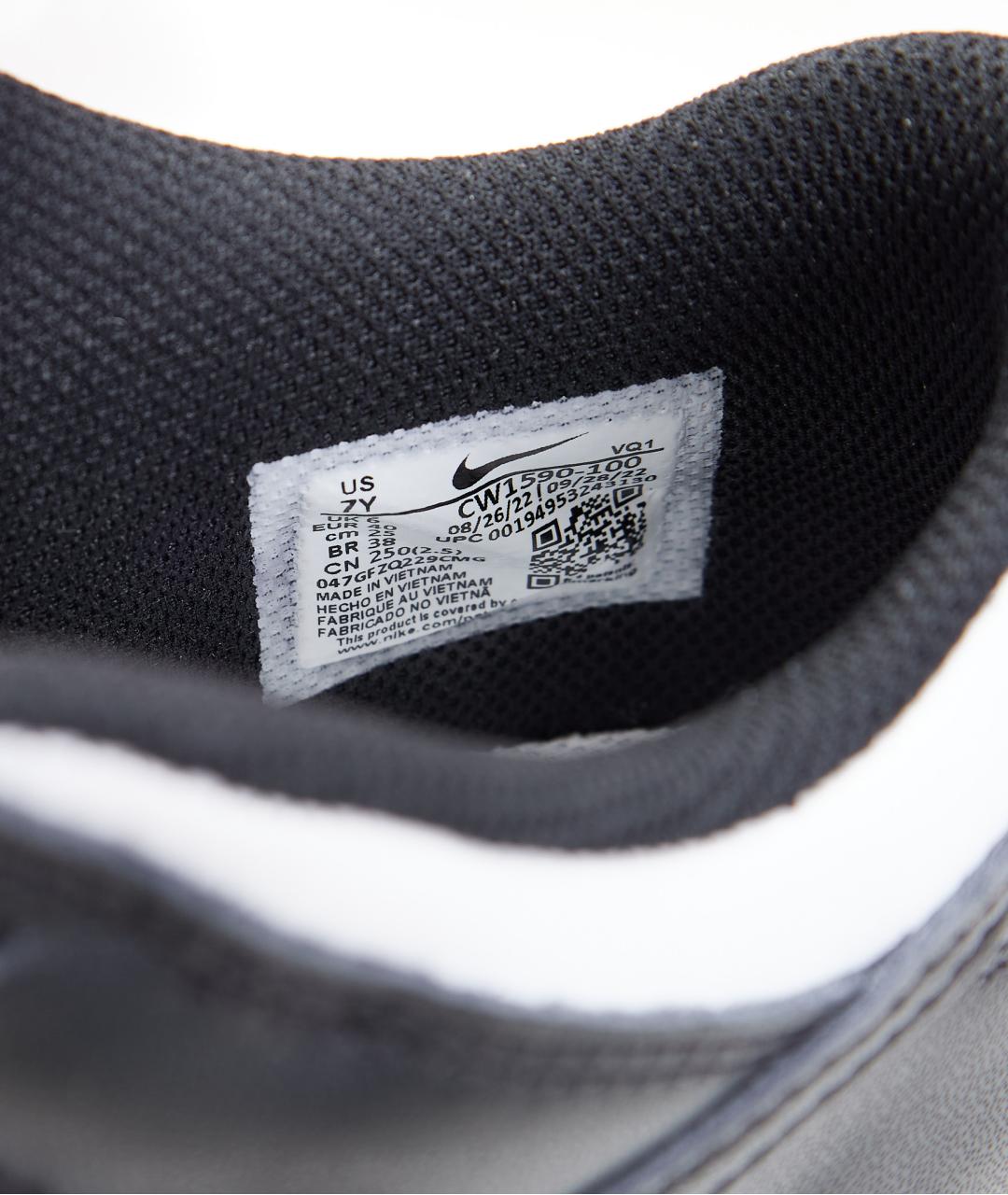 NIKE Черные кожаные кроссовки, фото 7