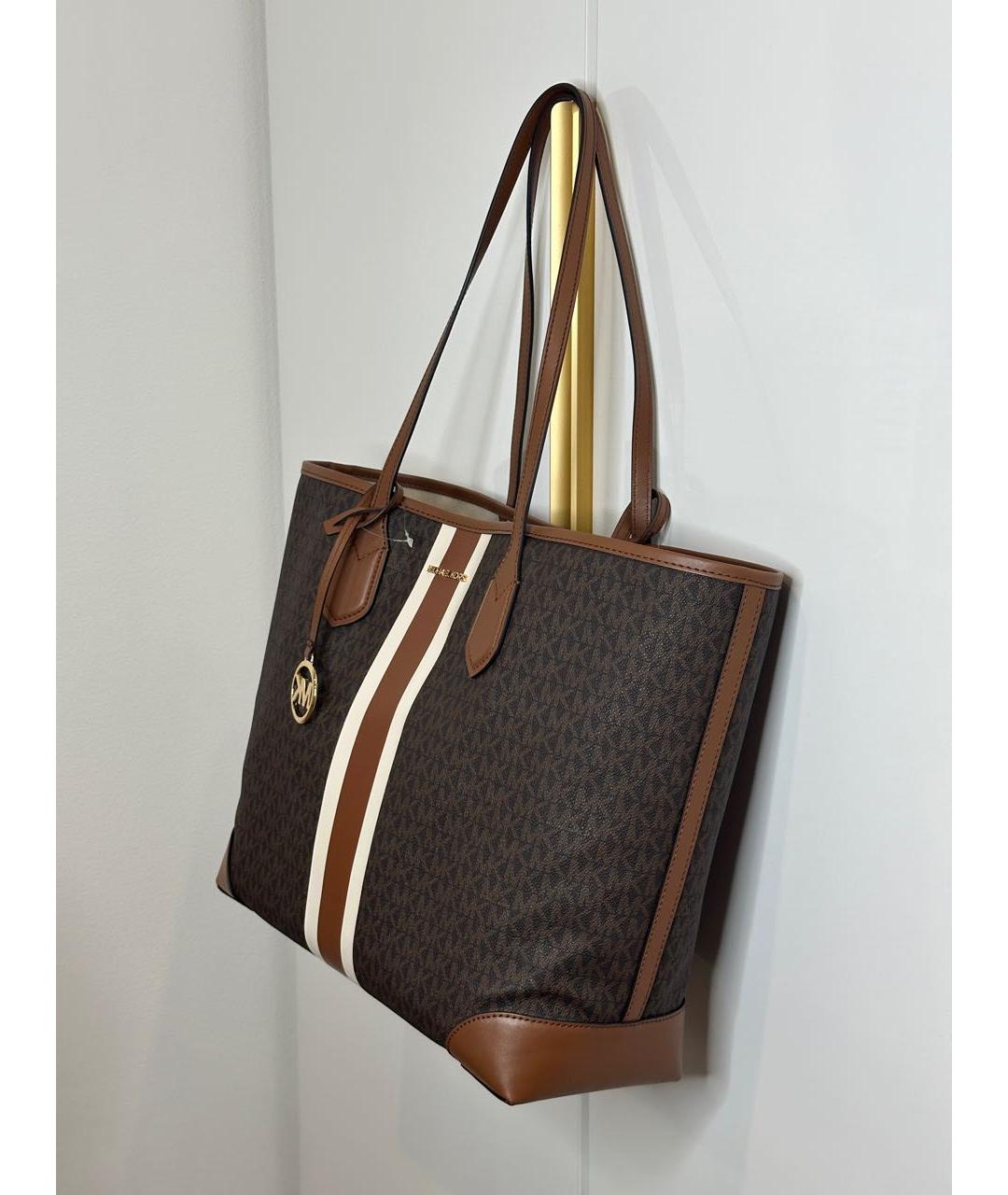 MICHAEL KORS Коричневая дорожная/спортивная сумка из искусственной кожи, фото 2