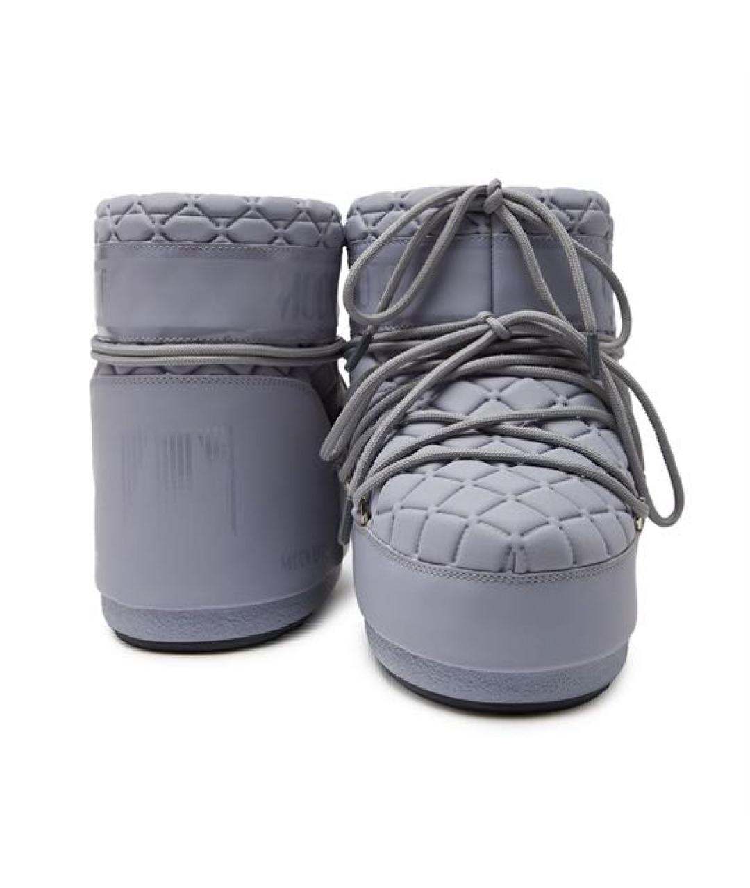 MOON BOOT Серые ботинки, фото 2