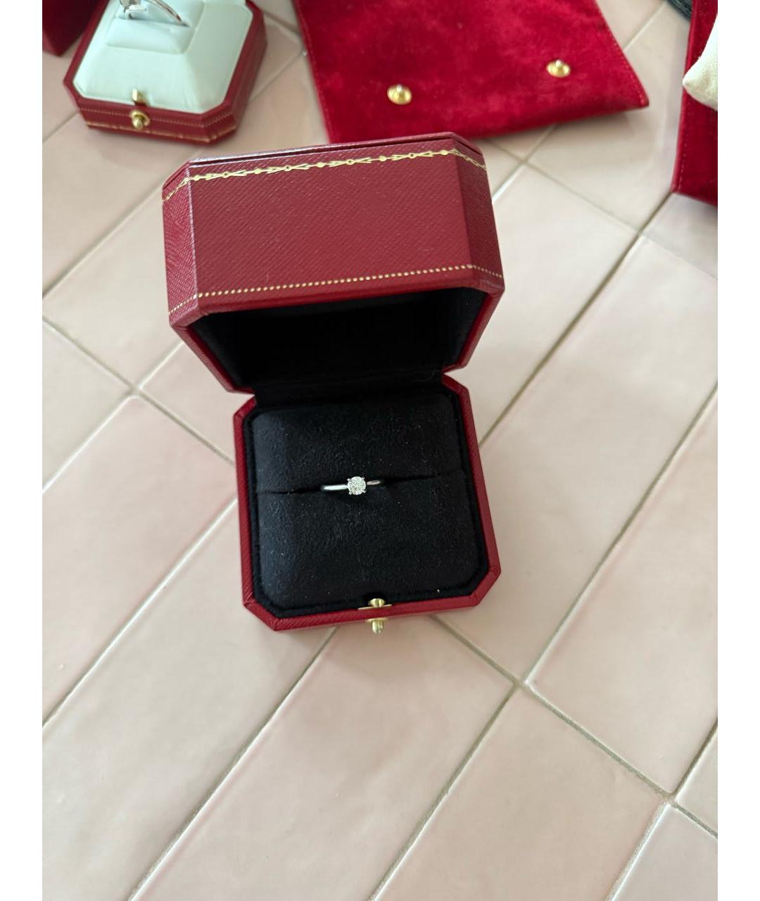 CARTIER Серое платиновое кольцо, фото 2