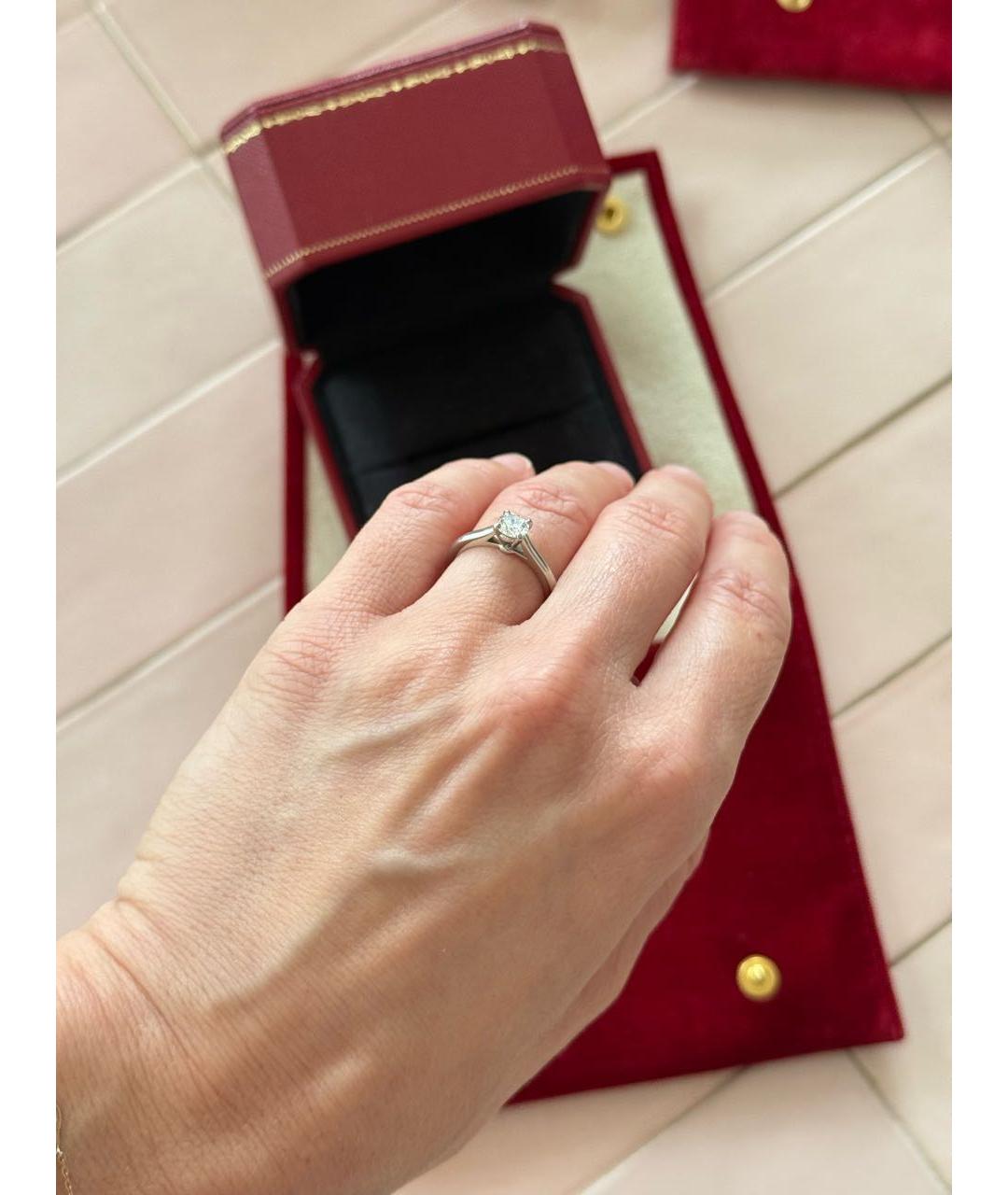 CARTIER Серое платиновое кольцо, фото 8