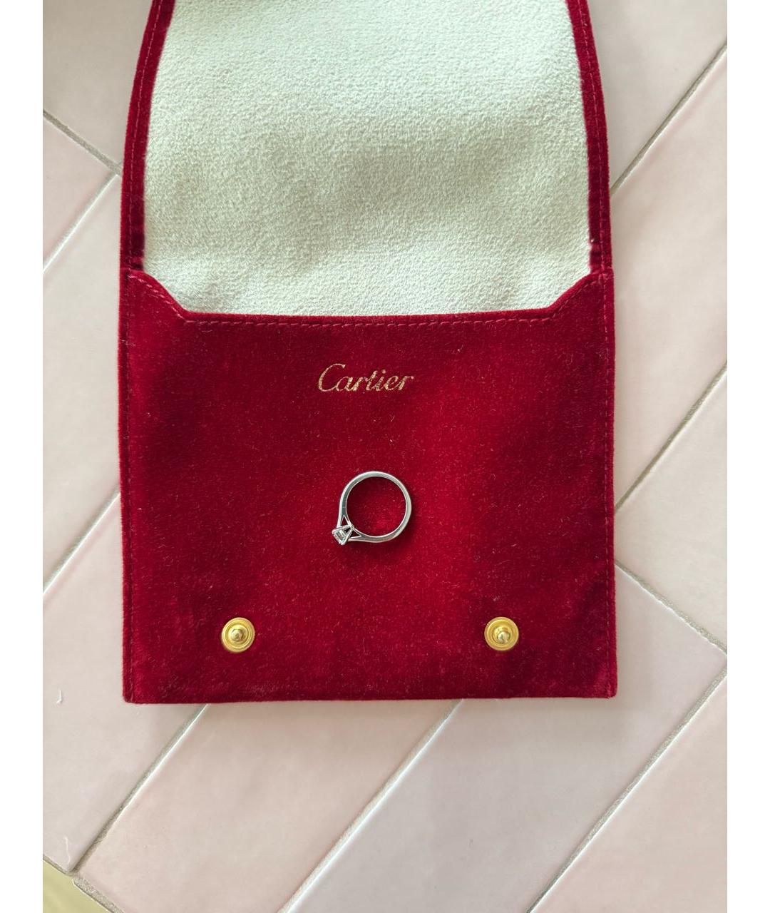 CARTIER Серое платиновое кольцо, фото 3
