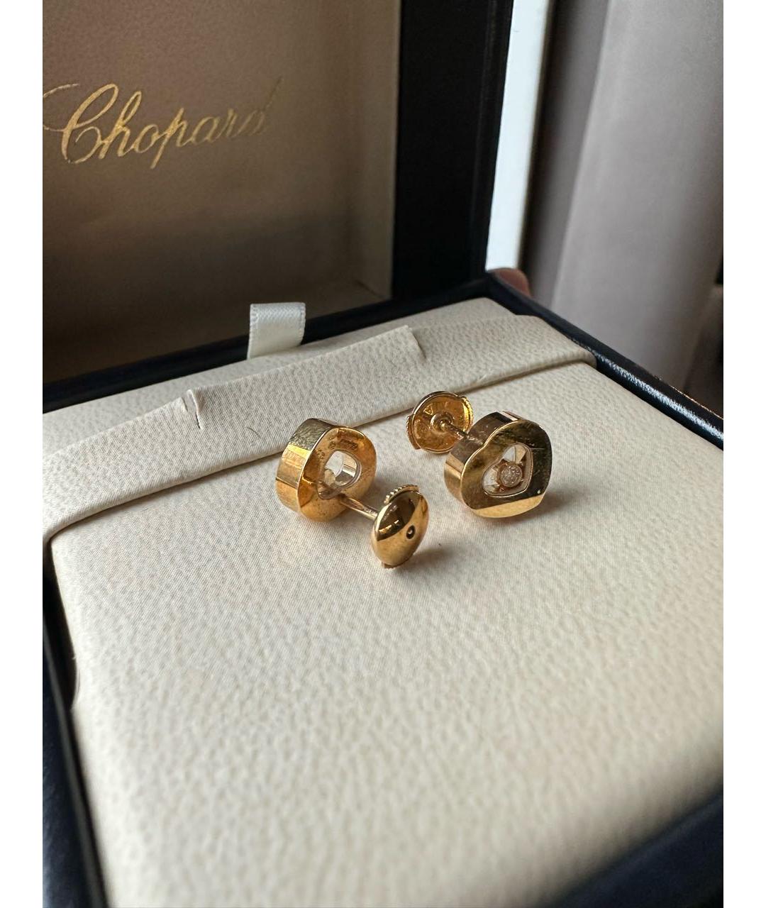 CHOPARD Желтые серьги из желтого золота, фото 2