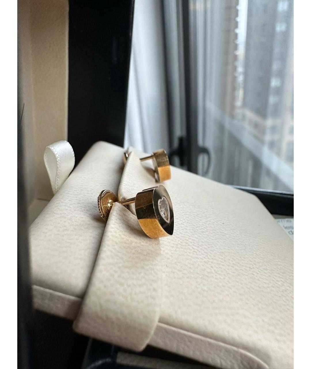 CHOPARD Желтые серьги из желтого золота, фото 3