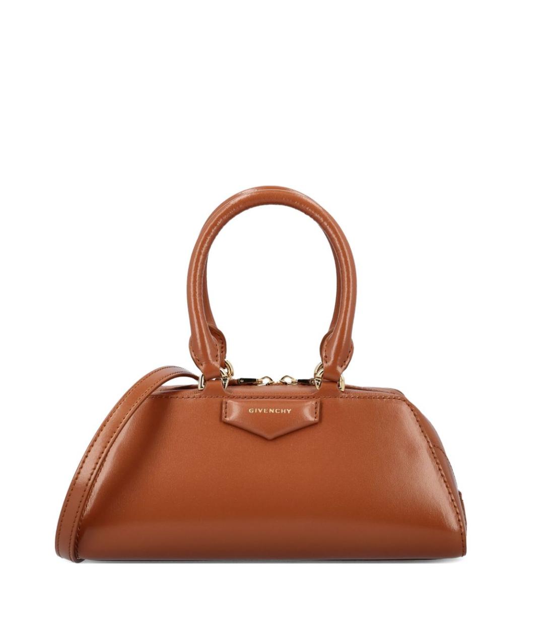 GIVENCHY Коричневая кожаная сумка тоут, фото 1