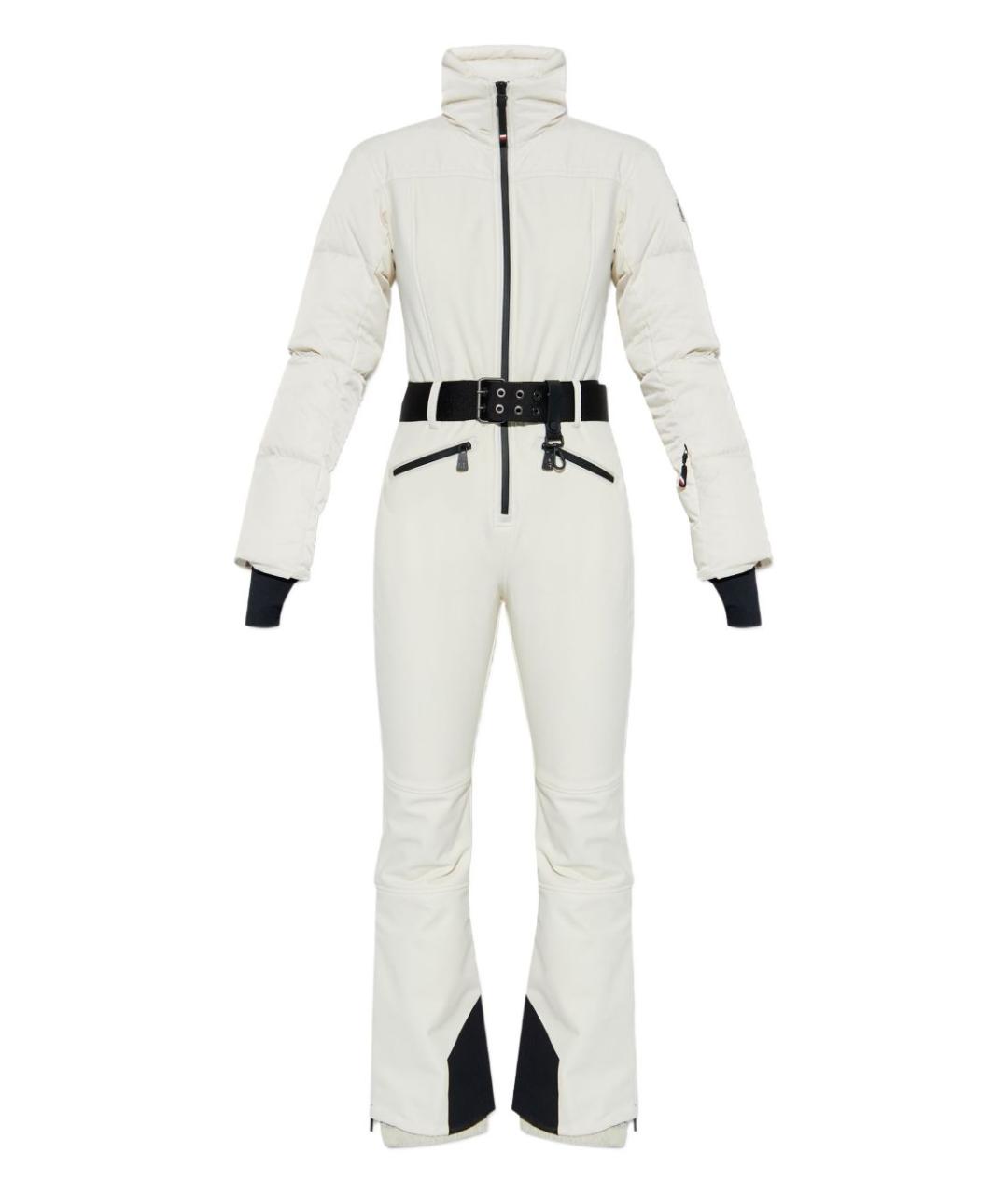 MONCLER GRENOBLE Белый полиэстеровый комбинезон, фото 1