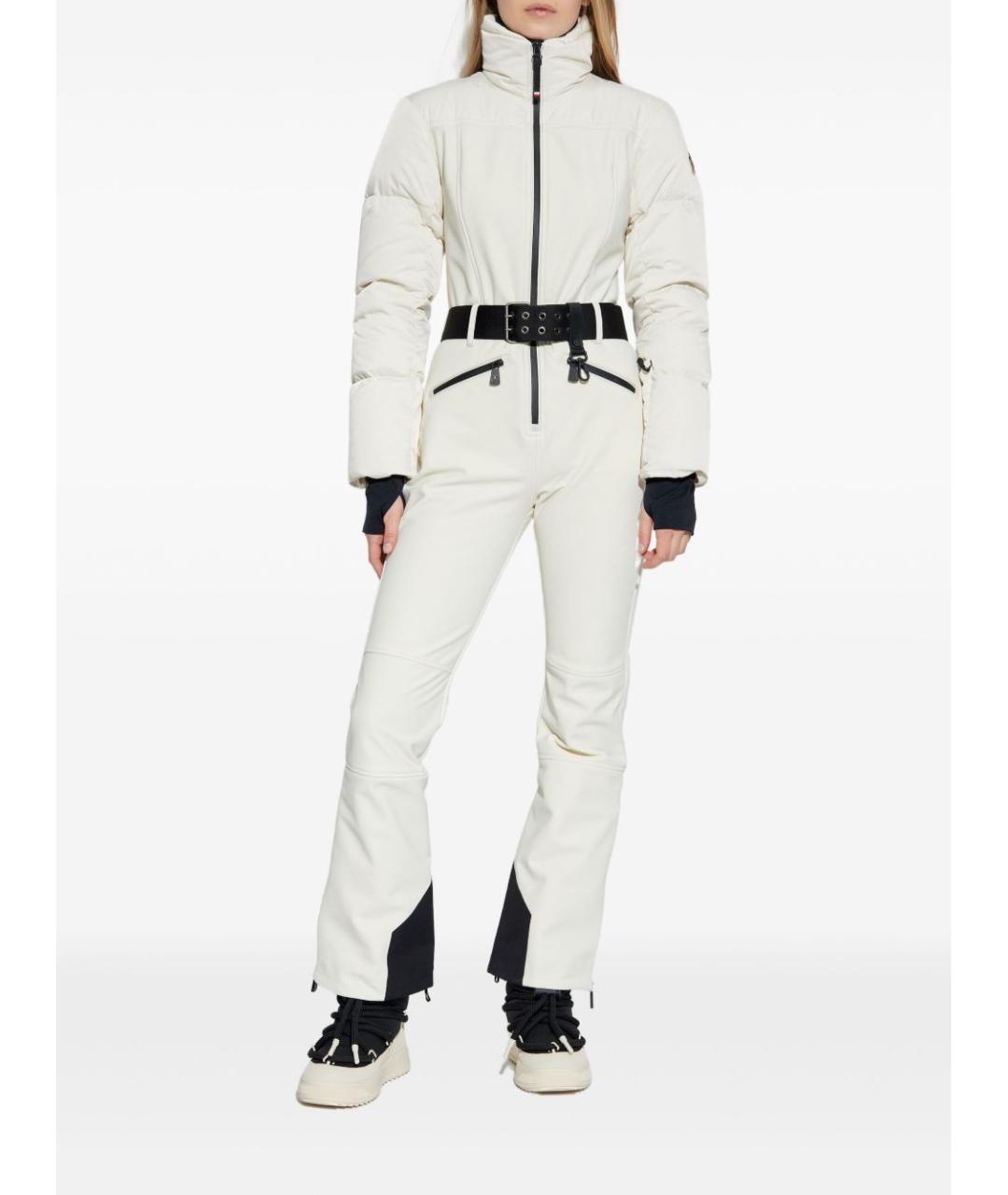 MONCLER GRENOBLE Белый полиэстеровый комбинезон, фото 2