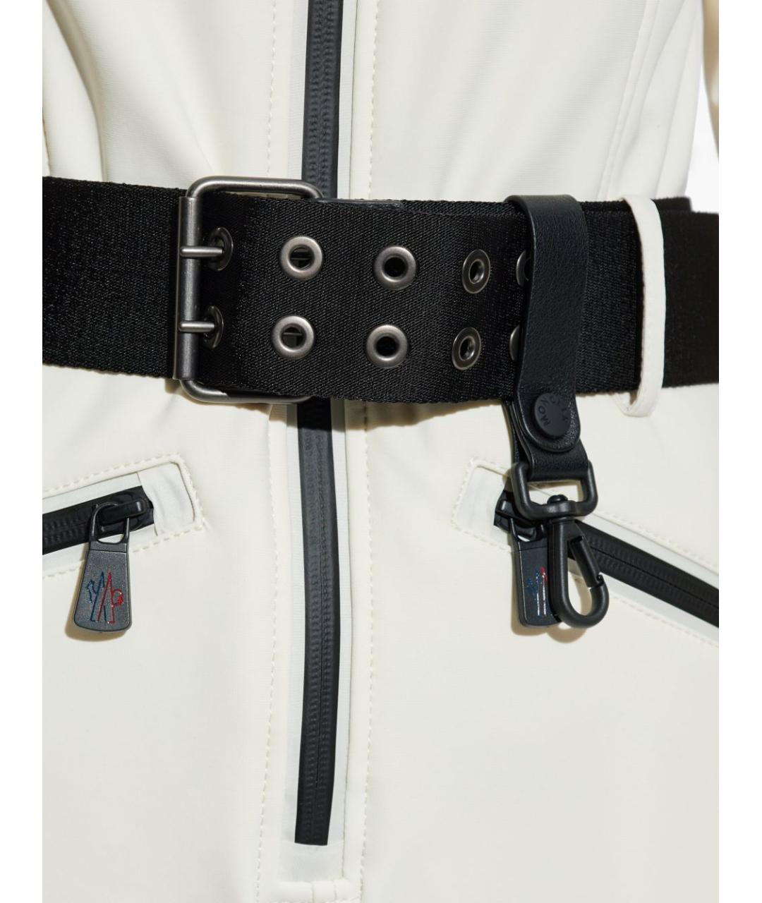 MONCLER GRENOBLE Белый полиэстеровый комбинезон, фото 5