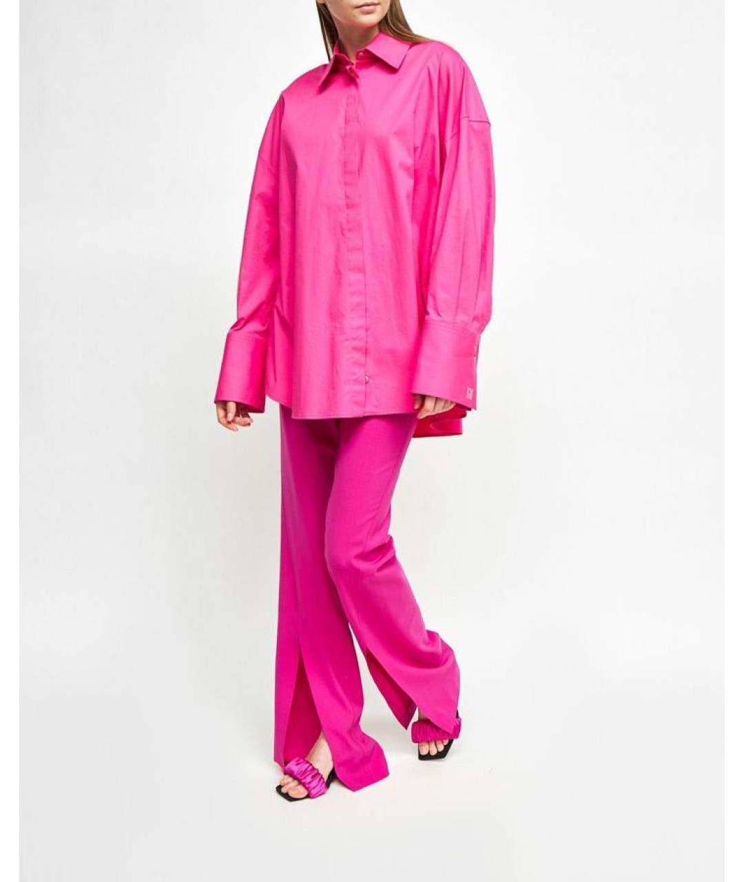 GIUSEPPE DI MORABITO Розовая рубашка, фото 2