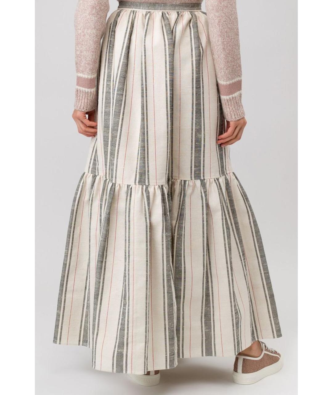 CHRISTIAN DIOR Мульти юбка макси, фото 4