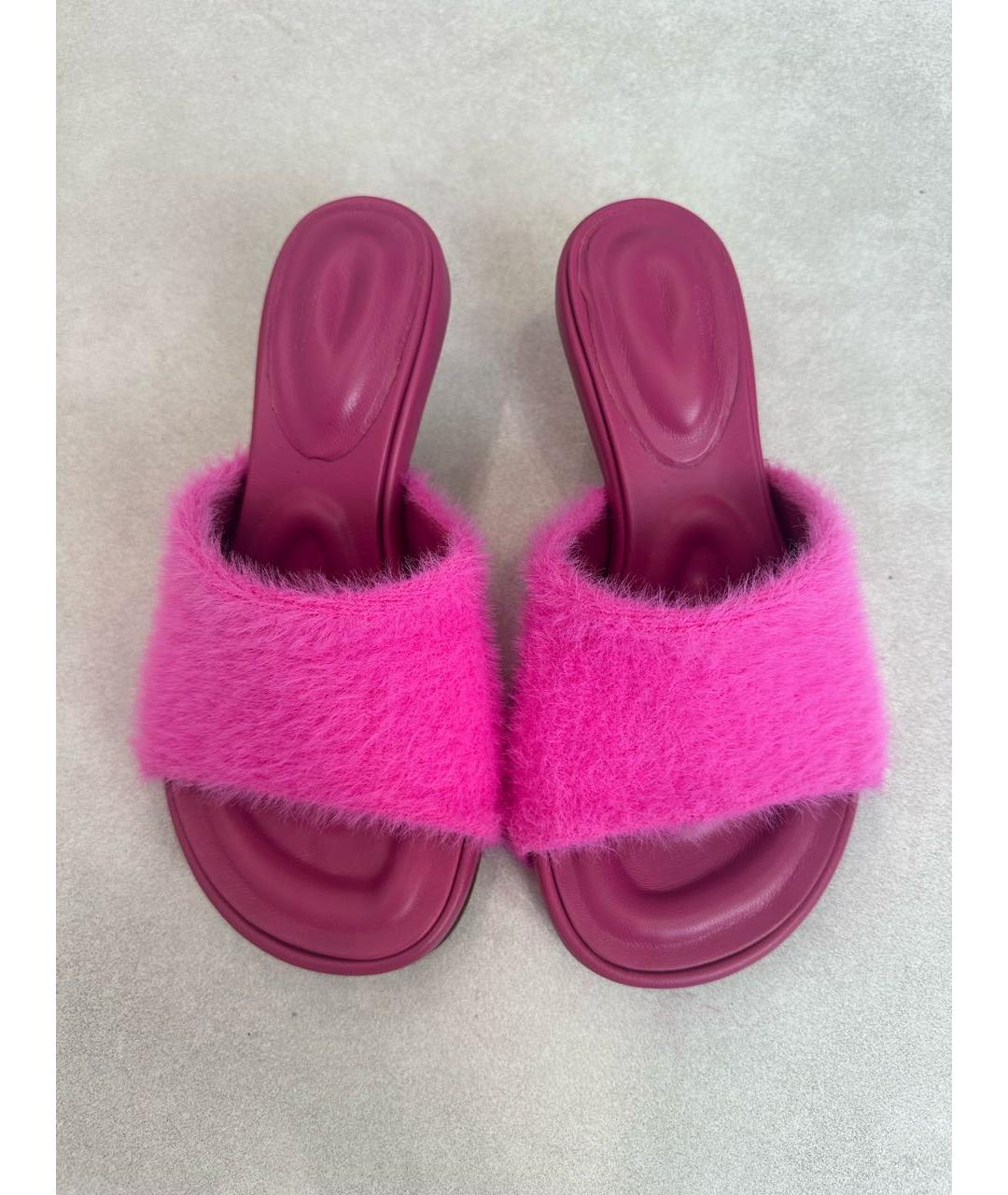 JACQUEMUS Розовые сабо, фото 2
