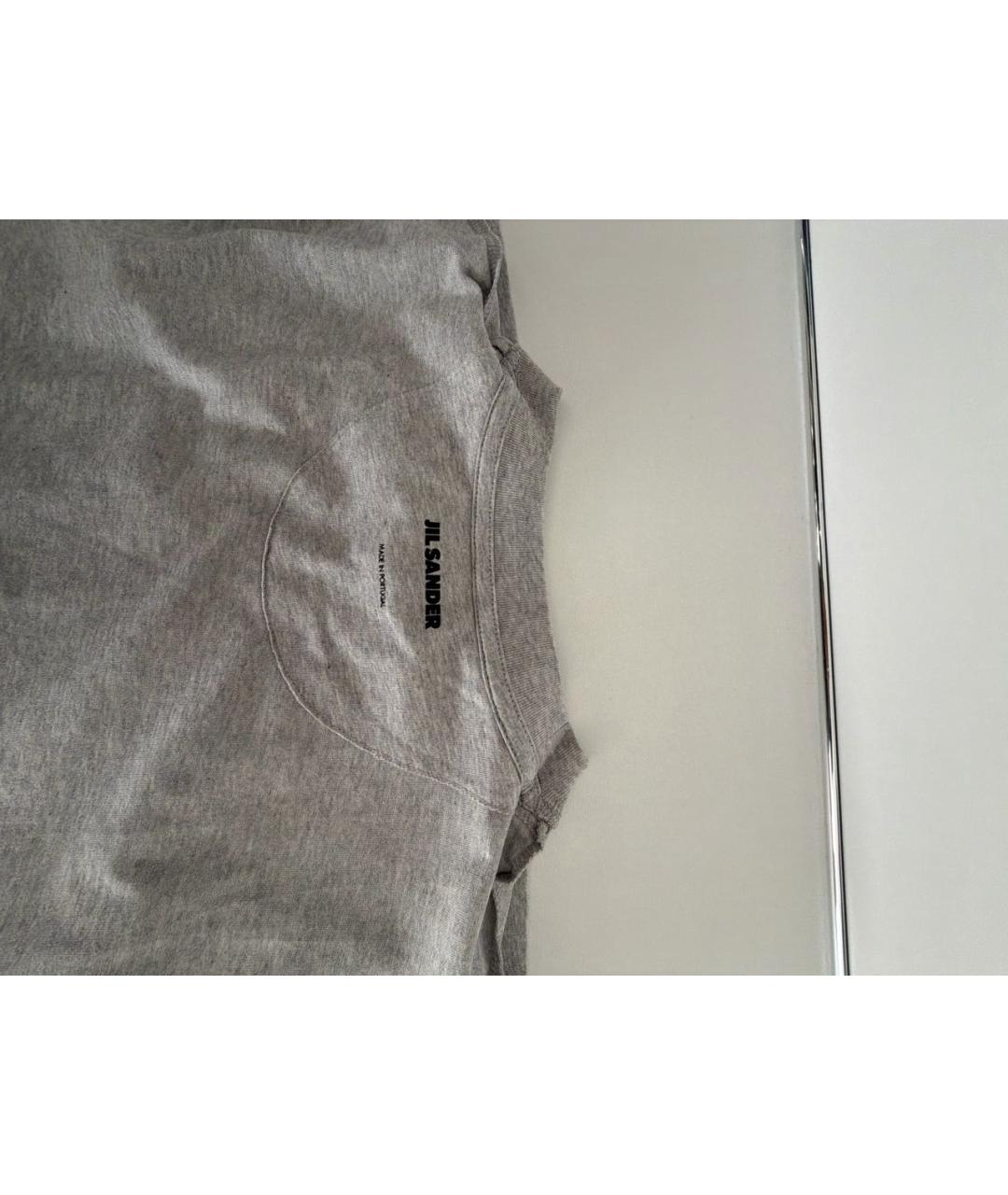 JIL SANDER Хлопковая футболка, фото 3