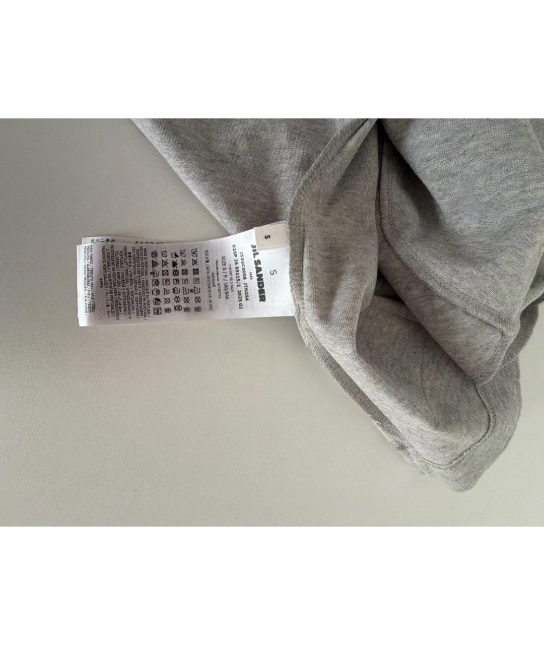 JIL SANDER Хлопковая футболка, фото 7