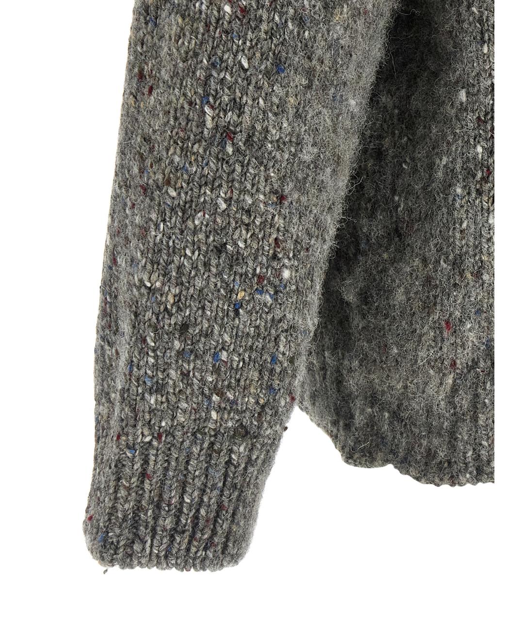 MAISON MARGIELA Серый шерстяной джемпер / свитер, фото 4