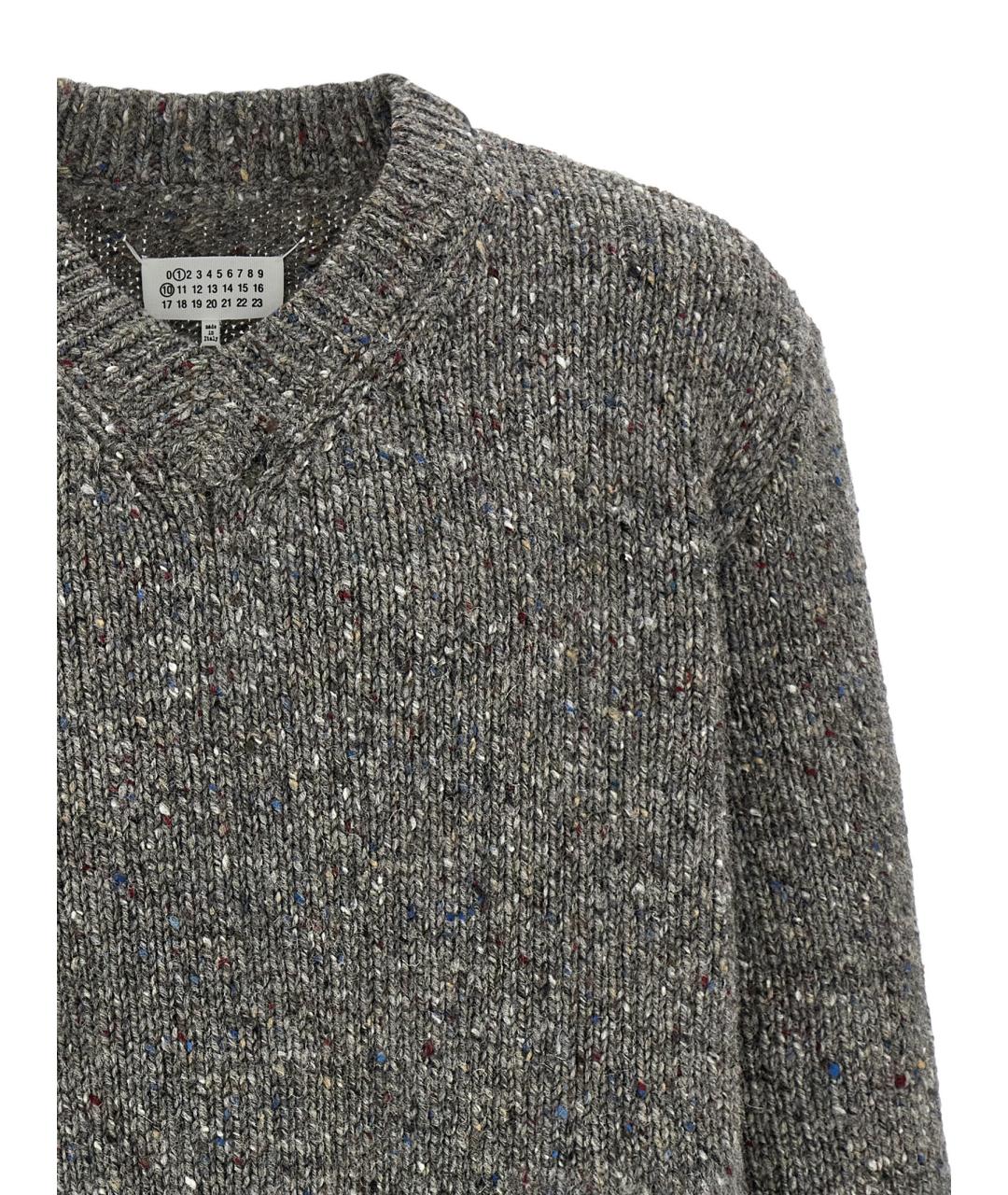 MAISON MARGIELA Серый шерстяной джемпер / свитер, фото 3