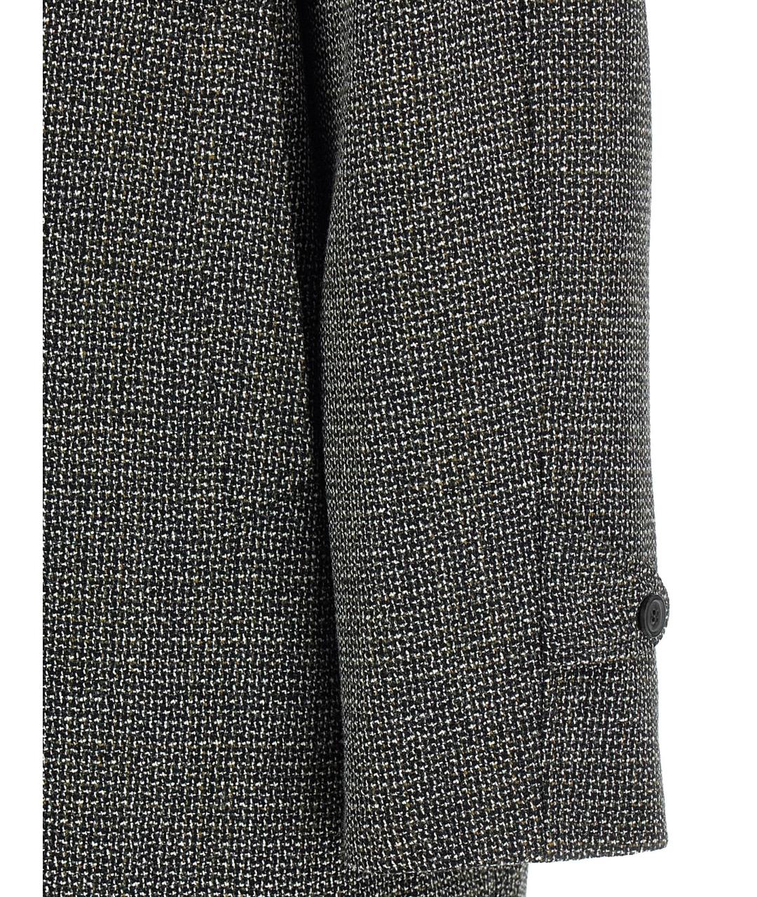 MAISON MARGIELA Серое шерстяное пальто, фото 4