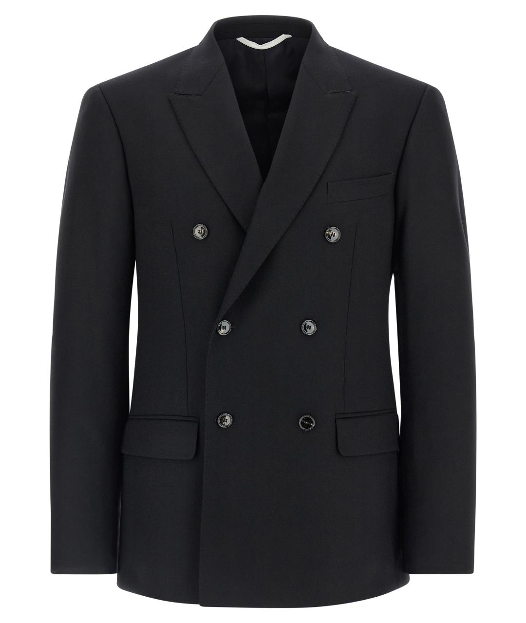 CELLAR DOOR Черный шерстяной пиджак, фото 1