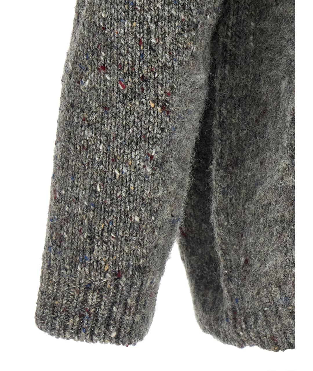 MAISON MARGIELA Серый шерстяной джемпер / свитер, фото 4