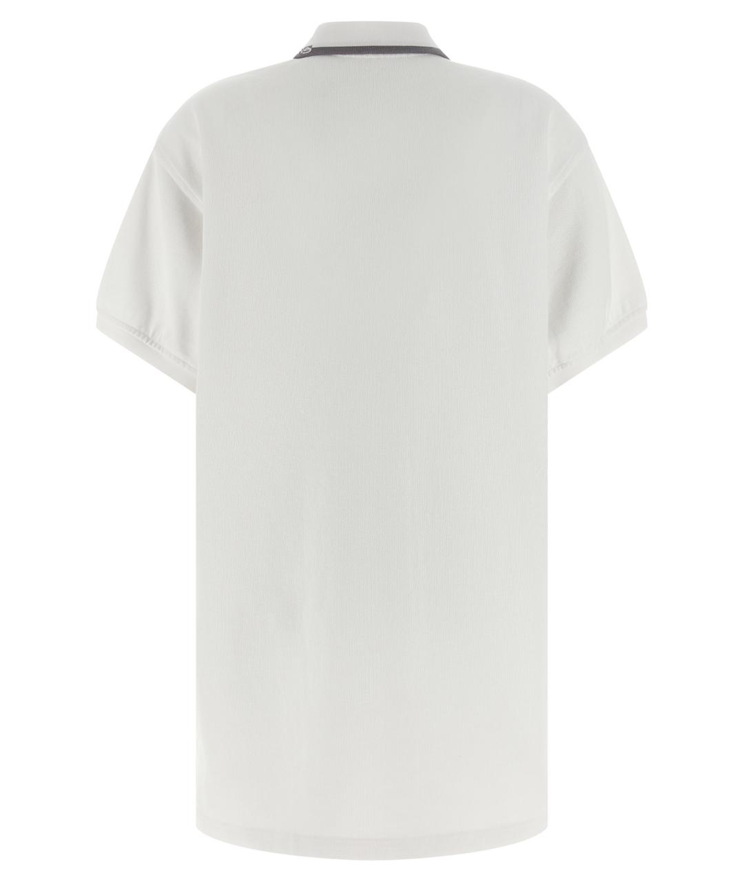 T BY ALEXANDER WANG Белая хлопковая футболка, фото 2