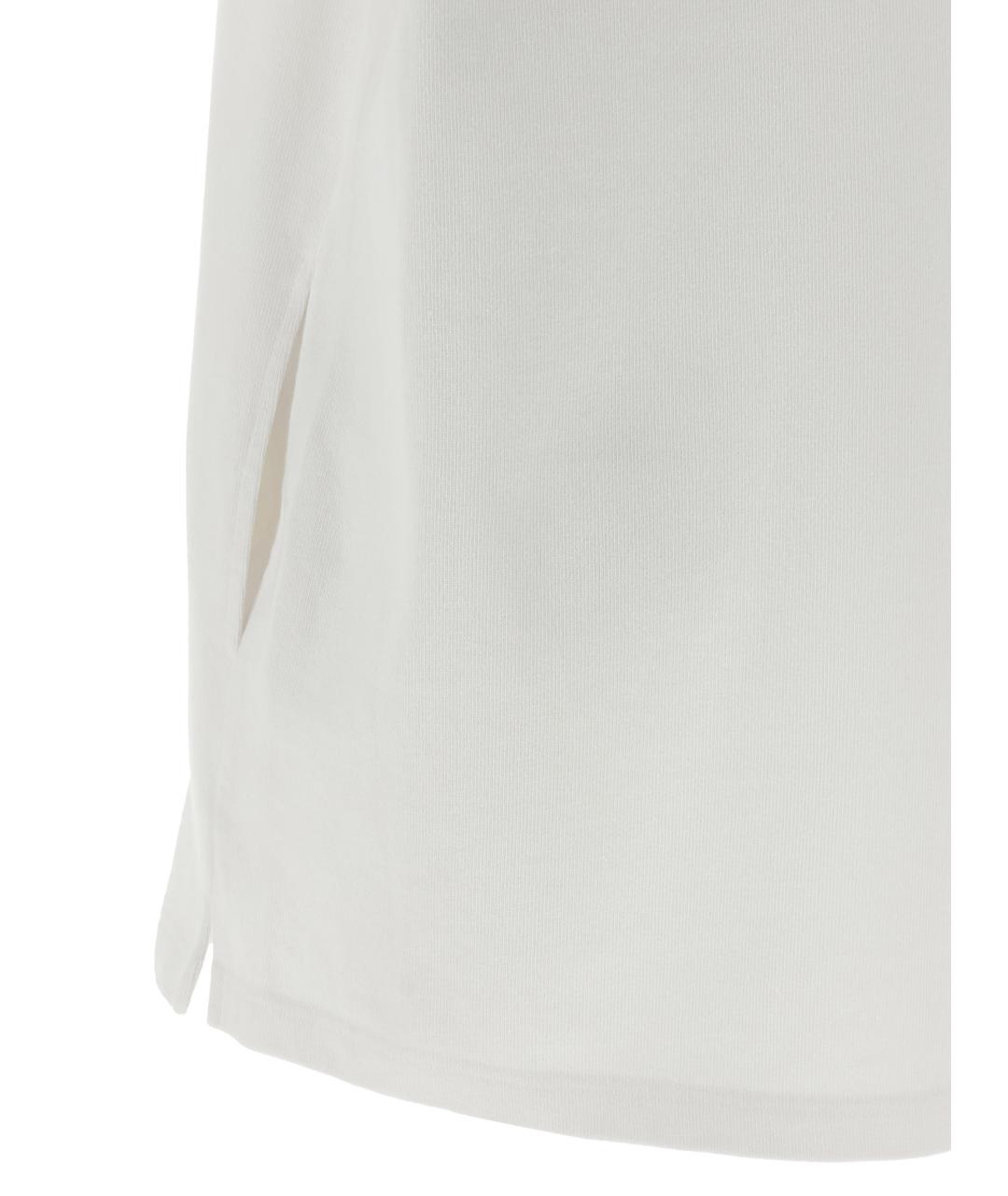 T BY ALEXANDER WANG Белая хлопковая футболка, фото 4
