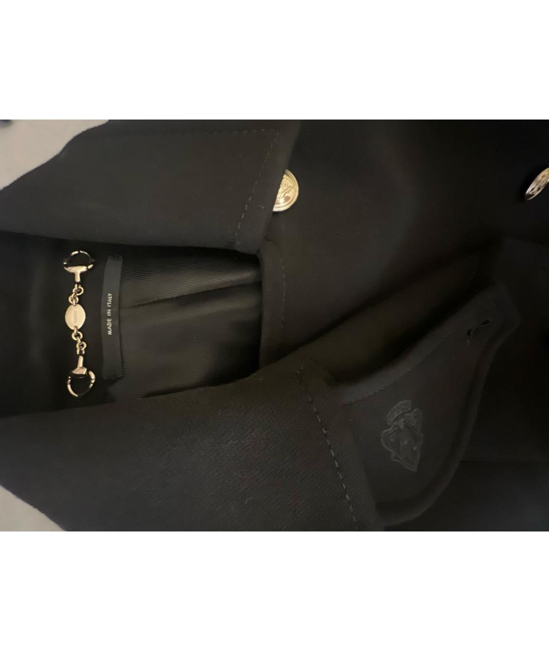 GUCCI Черное шерстяное пальто, фото 3