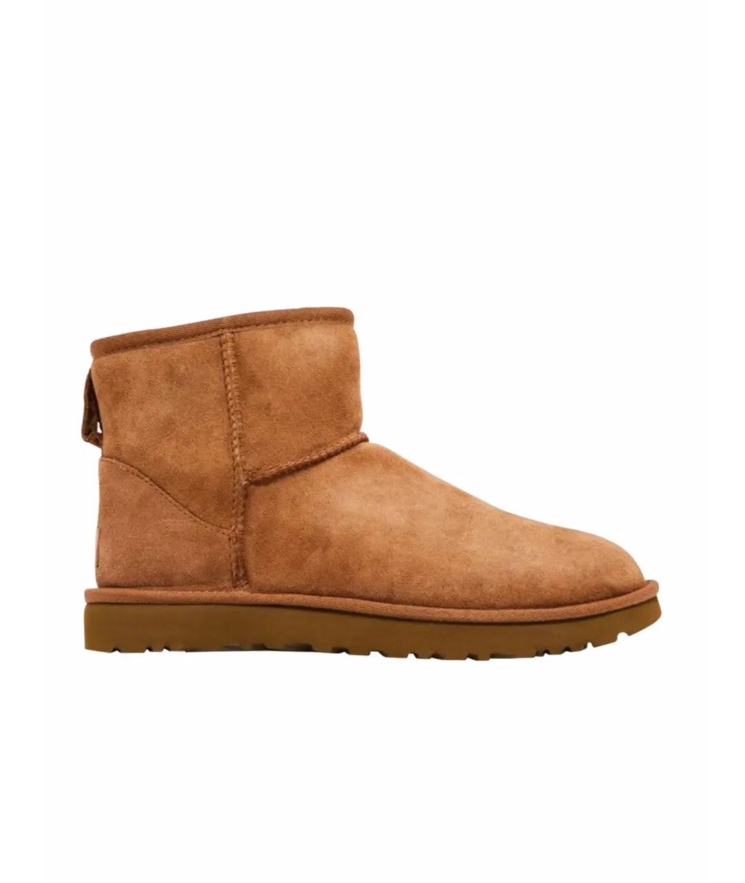 UGG AUSTRALIA Бежевые замшевые ботинки, фото 1